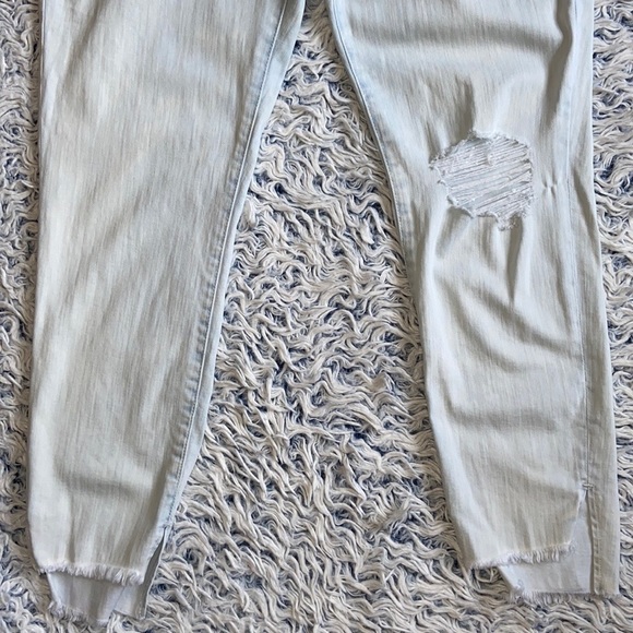 DL1961 Margaux Instasculpt Ankle Skinny Distressed Stretch Blue Jeans Size 29 - Picture 4 of 13